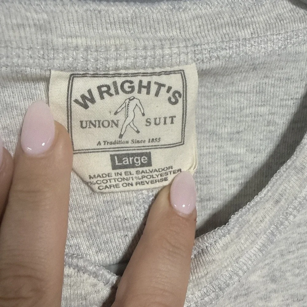 VTG Mens Large One Piece Long Underwear Sears Union Suit Long John Cotton Blend